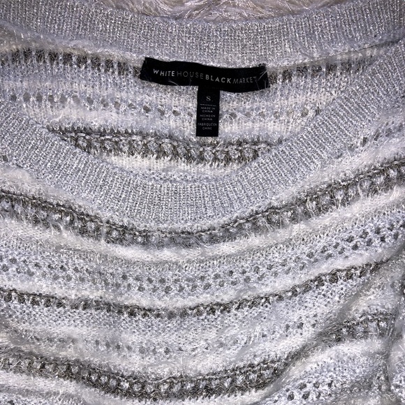 WHBM Metallic Stripe Sweater - Picture 4 of 4